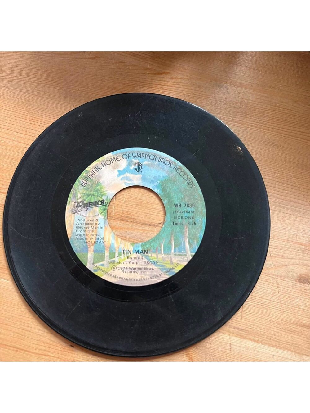 America - Tin Man/In the Country 45rpm VG+ R10